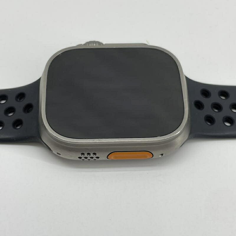 お宝創庫の【中古】【○】Apple Watch Ultra 49mm GPS+Cellular(チタニウム)[91]｜アングル2