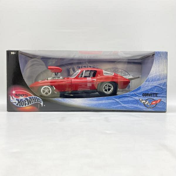 Rakuten - 【中古】 未開封・劣化あり) ホットウィール 1／18 ’66 コルベット Red Dragster [24]