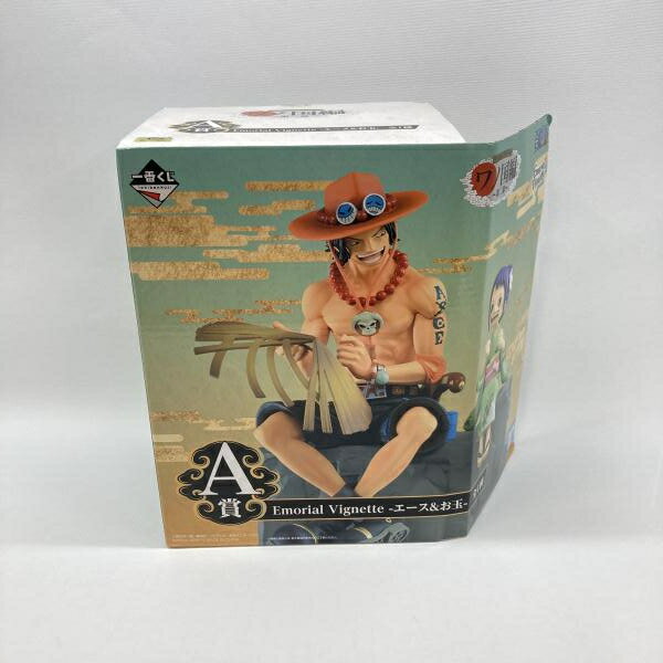 【中古】バンダイ 一番くじ ワンピース ワノ国編～第二幕～ A賞 エース＆お玉 Emorial Vignette 開封品 97