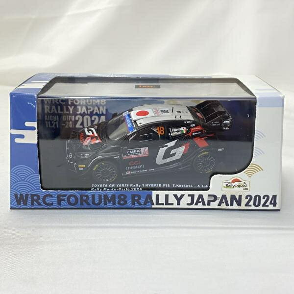 【中古】IXO 1/43 トヨタ GRヤリス ラリー1ハイブリッド ＃18 勝田貴元 モンテカルロ 2024[19]