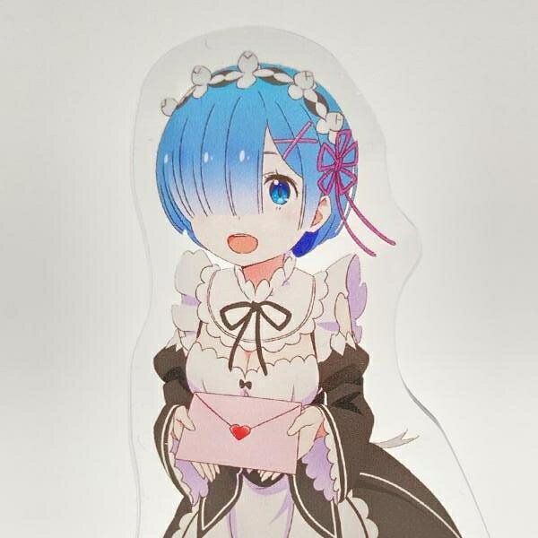 [Usado] Rem (Carta de amor Doki Doki de Rem y Ram) Soporte acrílico Oficina de correos Tienda en línea limitada / Re: La vida en un mundo diferente desde cero [6] — vista 2