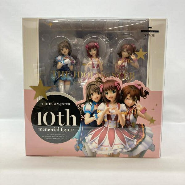 【中古】アニプレックス 10thメモリアルフィギュア 天海春香＆島村卯月＆春日未来 1/8 開封品 アイドルマスター 97