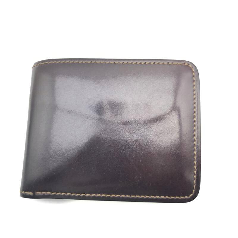 【中古】WILD SWANS GROUNDER 二つ折り財布 ダークブラウン ワイルドスワンズ 17