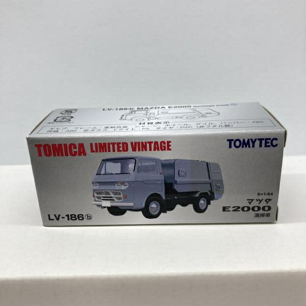 【中古】トミーテック 1/64 LV-186b マツダ E2000 清掃車 (グレー) トミカリミテッドヴィンテージ 開封品[97]