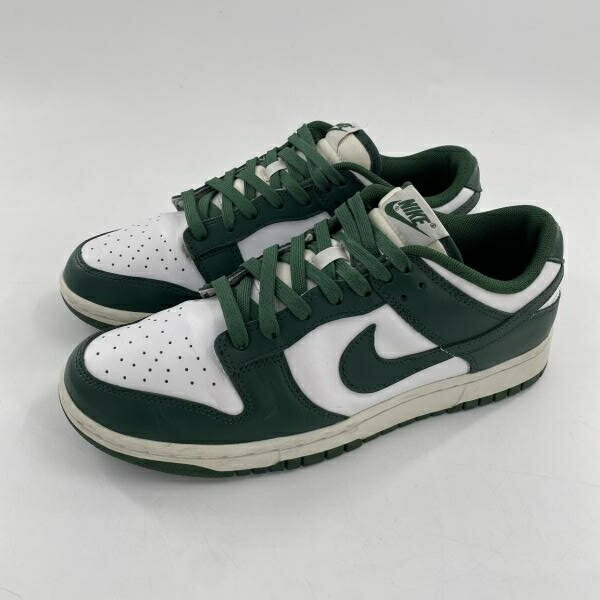 NIKE DUNK Low Retro Varsity Green/Team Green スニーカー 27.5cm DD1391-101 ホワイト グリーン ナイキ