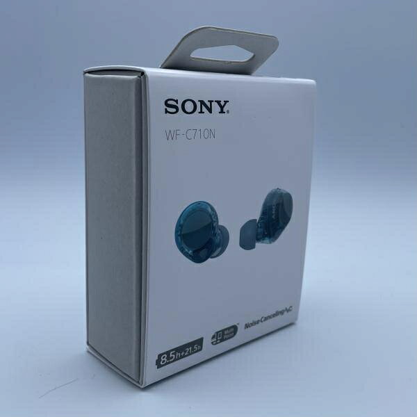 ソニー　SONY　完全ワイヤレスイヤホン [ ワイヤレス ( 左右分離 ) / ノイズキャンセリング 対応 / Bluetooth 対応 ] グラスブルー　WF-C710N LZ
