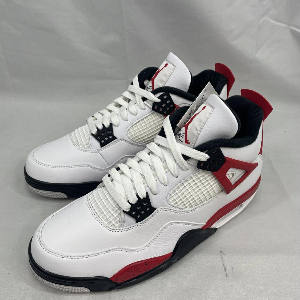 NIKE AIR JORDAN 4 RETRO Red Cement 27.5cm DH6927-161 ナイキ エアジョーダン