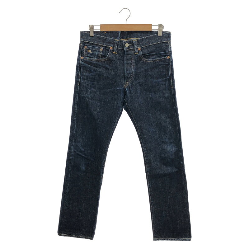 ダブルアールエル RRL インディゴ側章入りパンツ L 1240091413173_1.jpg