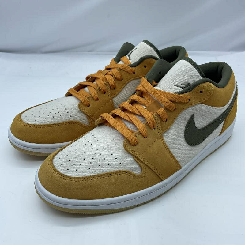 NIKE AIR JORDAN 1 LOW Light Curry/Medium Olive サイズ29cm DH6931-102 ナイキ イエロー カーキ[19]