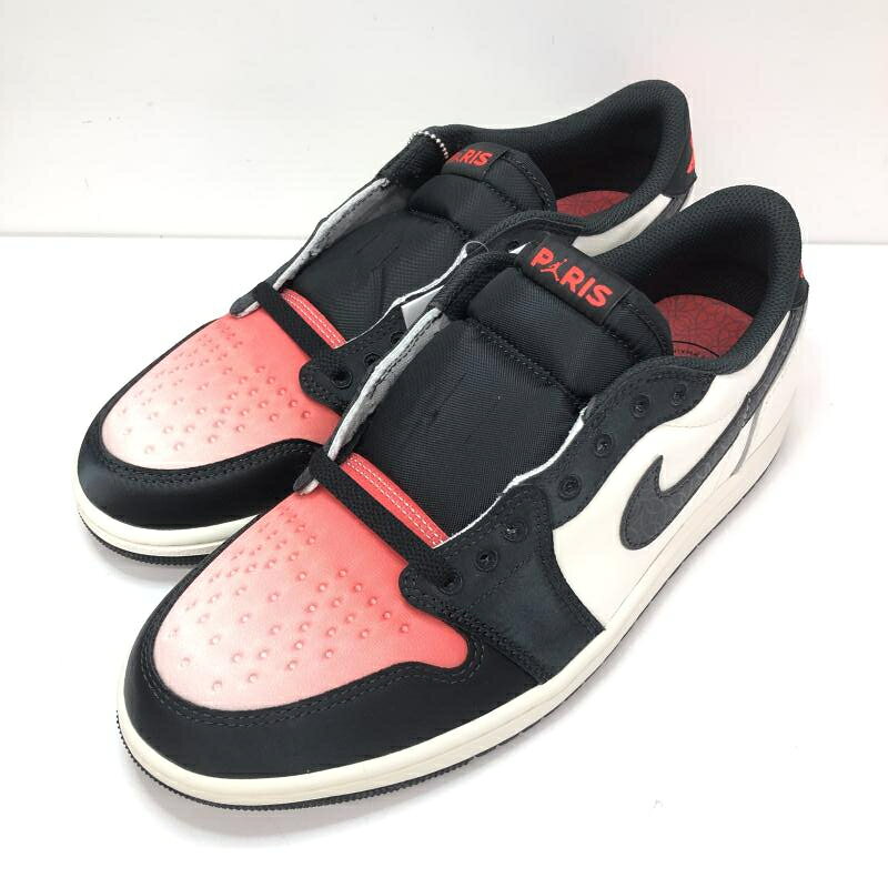 NIKE AIR JORDAN 1 × Paris Saint-Germain (PSG) Low OG Sail and Off Noir 2 28cm HF8828-100 ナイキ エアジョーダン[66]
