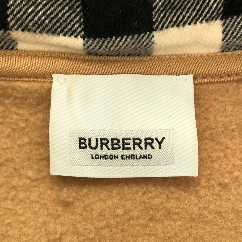中古 BURBERRY ノバチェックフード プルオーバーパーカー キャメル サイズM-L相当 汚れ otakarasouko-10382390 お宝創庫 サンプル画像3