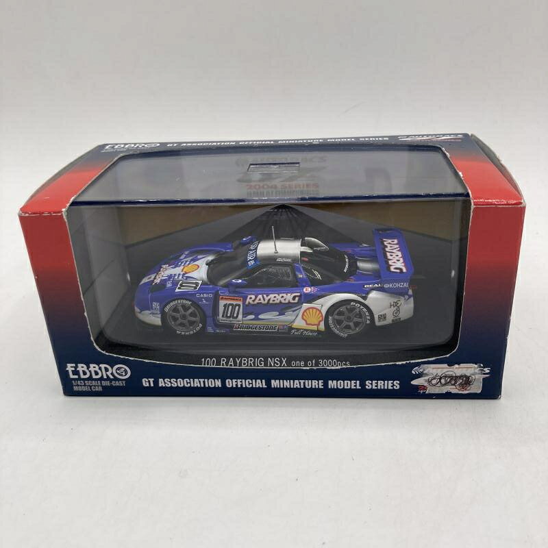 【中古】1/43 RAYBRIG NSX JGTC 2004 #100(ブルー) 「GT ASSOCIATION OFFICIAL MINIATURE MODEL SERIES」[90]