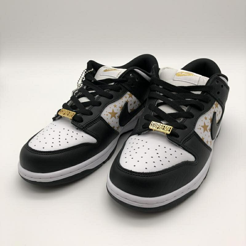 【中古】NIKE Supreme×Nike SB Dunk Low Black Stars ナイキエスビー ダンクロー ブラックスター サイズ28.0cm DH3228-102[17]