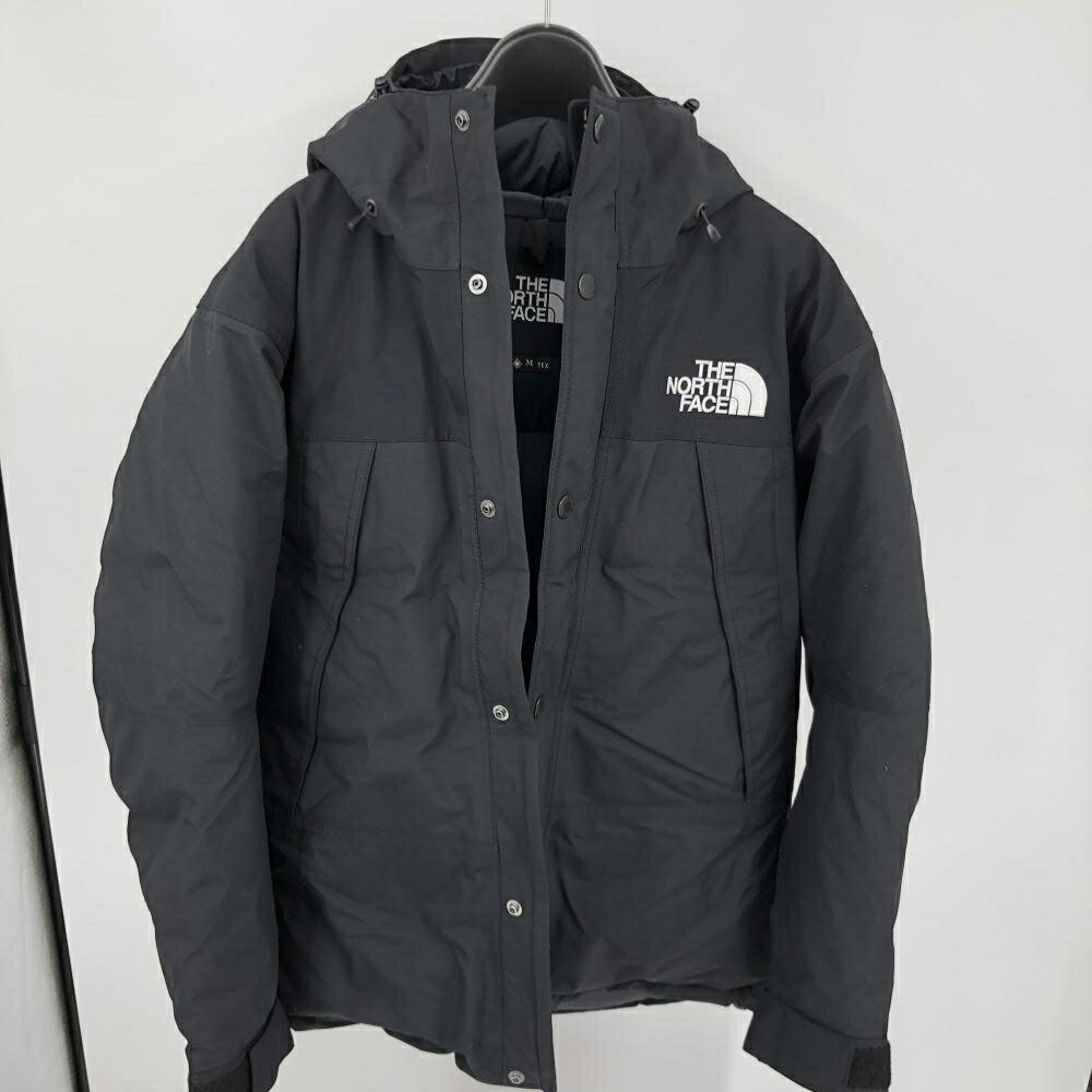 【中古】THE NORTH FACE マウンテンダウン　サイズⅯ　ブラック　メンズ　ザノースフェイス[17]