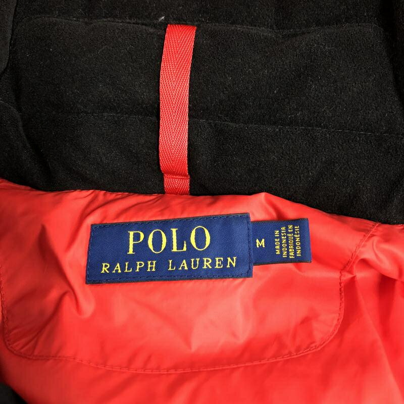 【中古】POLO　RALPH LAUREN ポロ ラルフローレン ダウンジャケット M 黒 ビッグポニー[10]