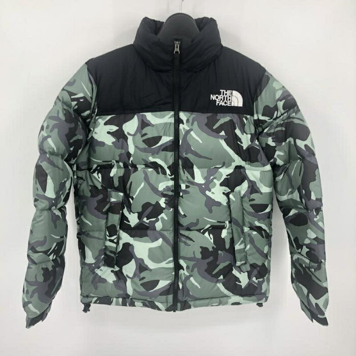 【中古】THE NORTH FACE ノベルティヌプシダウンジャケット カモフラ サイズM　ND91842 ザノースフェイス[17]