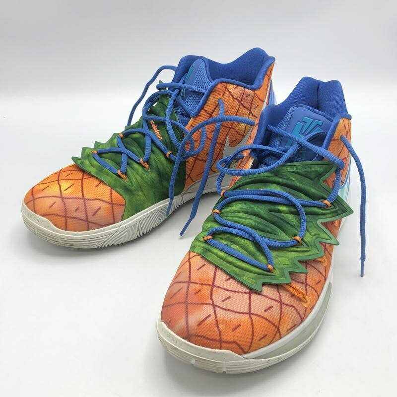 【中古】NIKE ナイキ CJ6950-800 KYRIE 5 SBSP EP 29cm マルチカラー カイリー5 スポンジボブ パイナップルハウス[10]