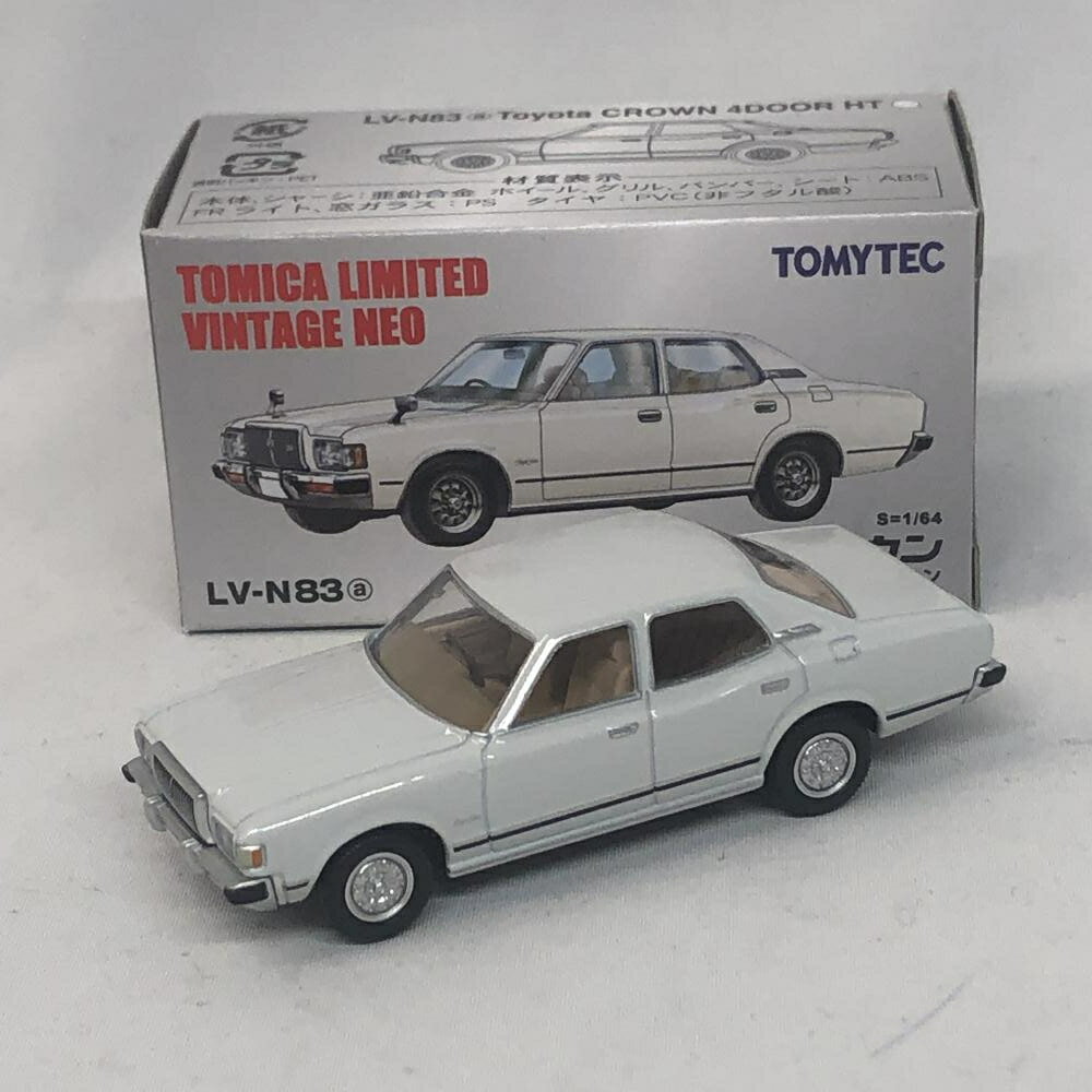 【中古】1/64 トミーテック TLV-N83a クラウン 2600ロイヤルサルーン (白)[91]