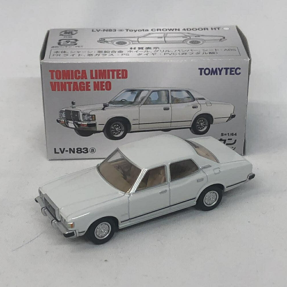 【中古】1/64 トミーテック TLV-N83a クラウン 2600ロイヤルサルーン (白)[91]