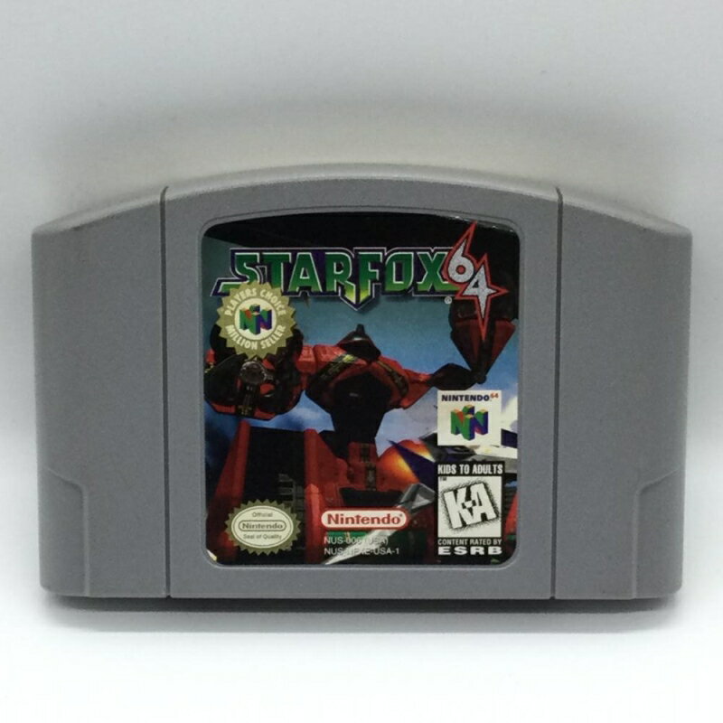 【中古】 本体のみ/動作確認済み※現状品 北米版 STARFOX 64 (スターフォックス64) NINTENDO64ソフト 任天堂 92