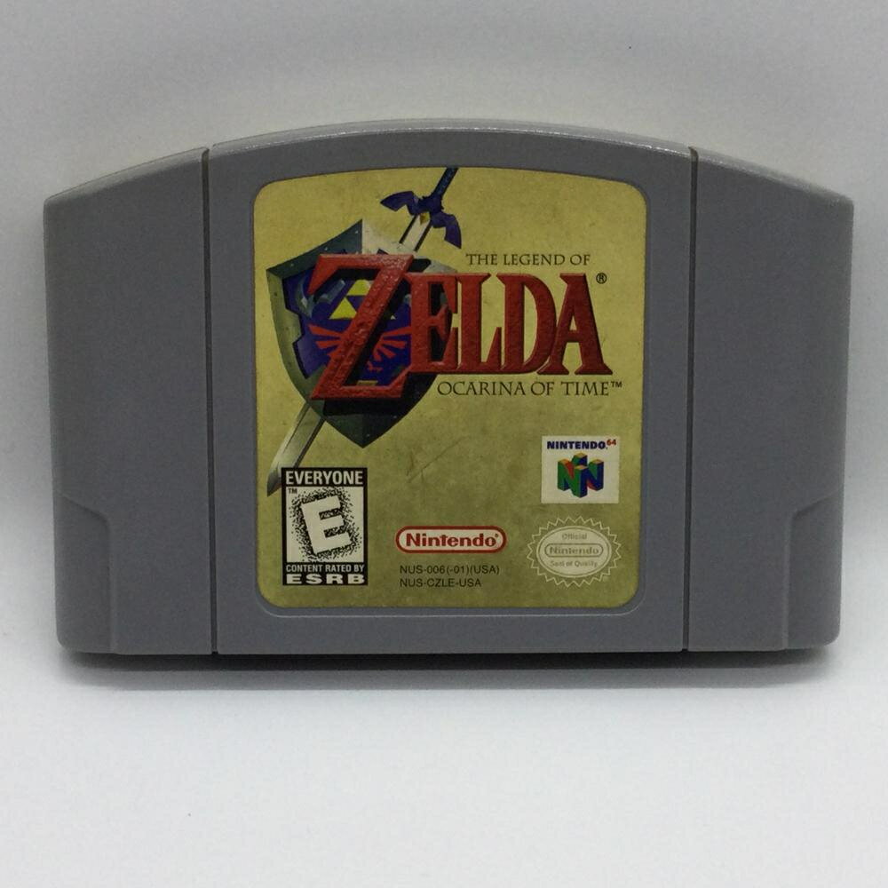 【中古】 動作確認済み※現状品 北米版 THE LEGEND OF ZELDA ： OCARINA OF TIME ゼルダの伝説 時のオカリナ ニンテンドー64 NINTENDO64 任天堂 92