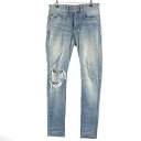 yÁzSAINT LAURENT 18AW Destroyed Skinny Denim TCYW28 527509 YD862 T[ [17]