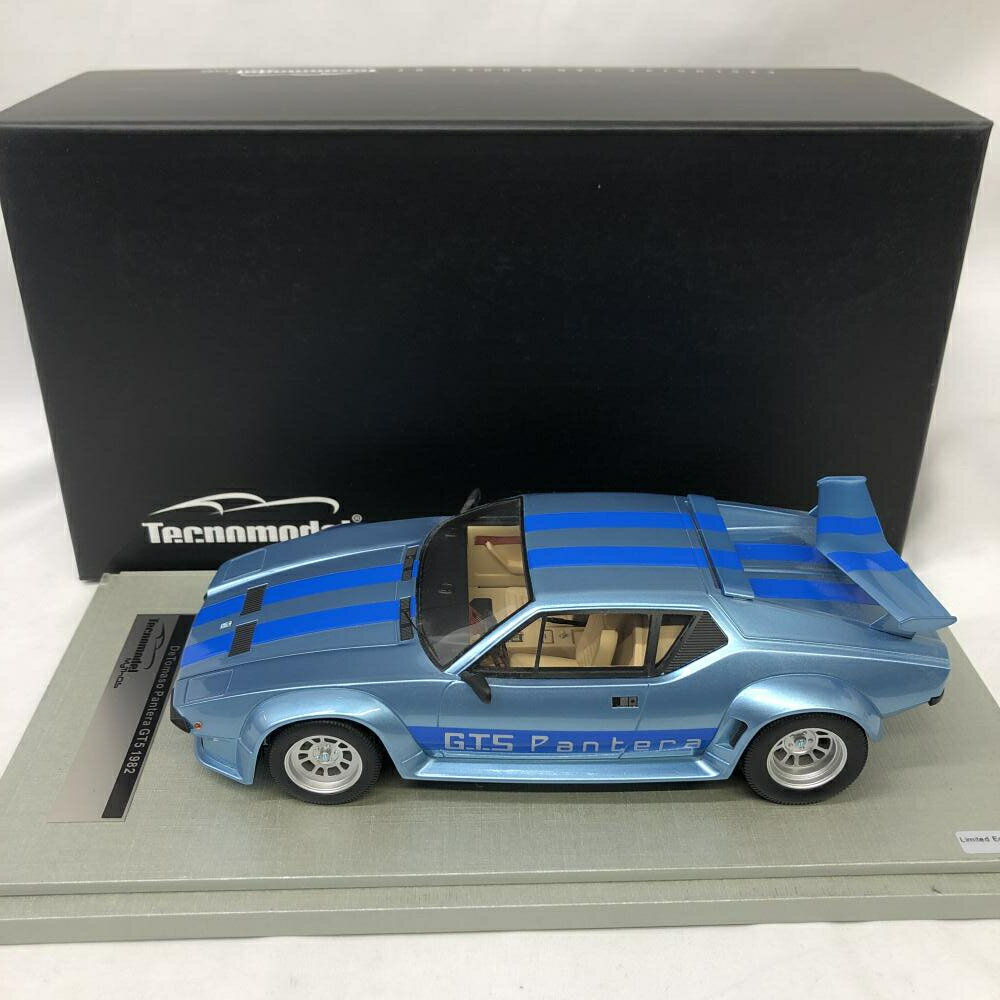 【中古】DeTomaso Pantera GT5 1982 1/18 デトマソ パンテーラ ライトメタルブルー テクノモデル TM18-105D 91