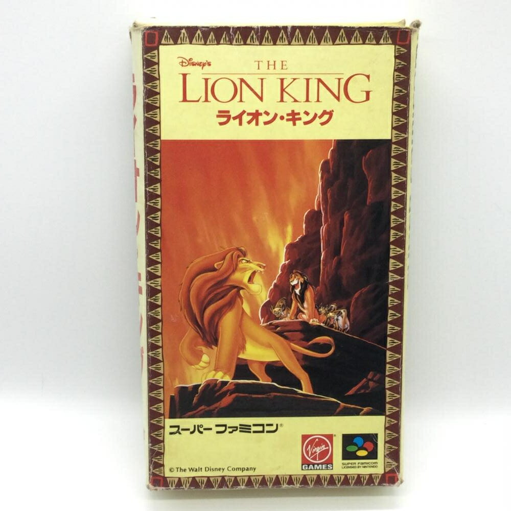 【中古】[動作確認済み/現状品]THE LION KING ライオン・キング SFCソフト スーパーファミコン ディズニー ゲーム[92]
