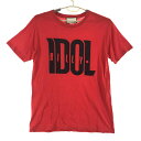 【中古】GUCCI 19SS BILLY IDOL Tシャツ サイズXS レッド イタリア製 グッチ[17]