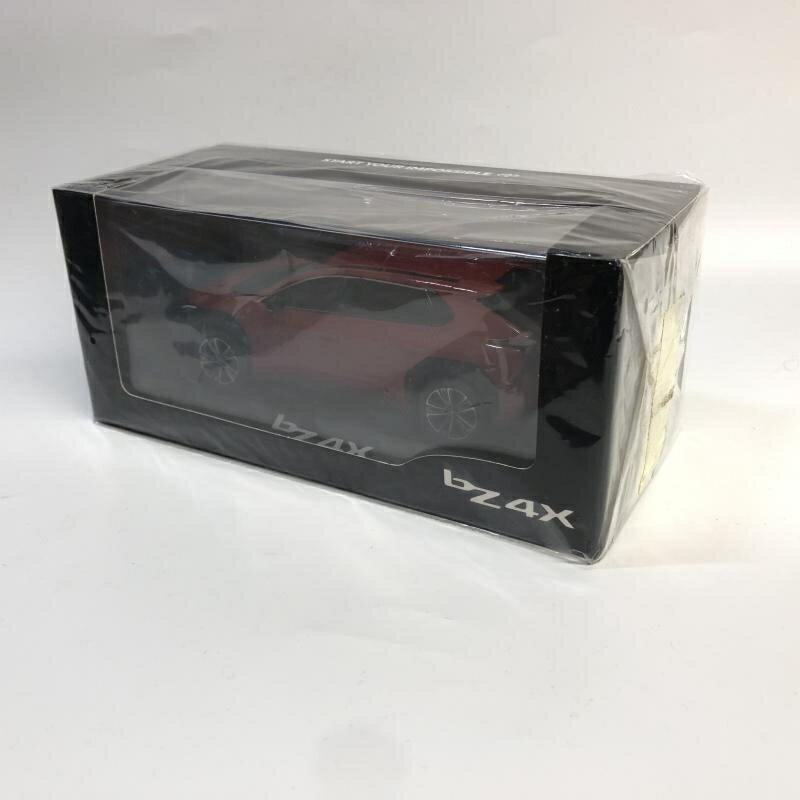 【中古】未開封 トヨタ 1/30 bZ4X エモーショナルレッド2 カラーサンプル ミニカー TOYOTA 非売品[15]