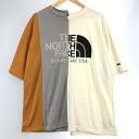 【中古】THE NORTH FACE パープルラベル S/S Tee アシンメトリー サイズL[91]