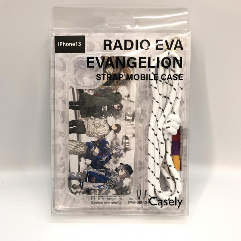 【中古】プラグインク RADIO EVA STRAP MOBILE CASE iPhone13用 開封品 エヴァンゲリオン[97]