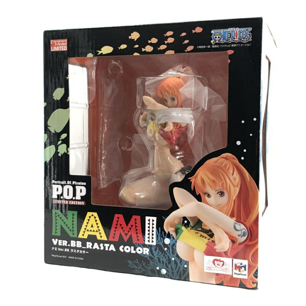 【中古】開封 メガハウス ONE PIECE ワンピース Portrait.Of.Pirates P.O.P LIMITED EDITION ナミ Ver.BB_Rasta color[17]