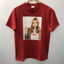 【中古】Supreme 2012ss Kate Moss Tee 赤 サイズM △状態考慮 シュプリーム ケイトモス[24]