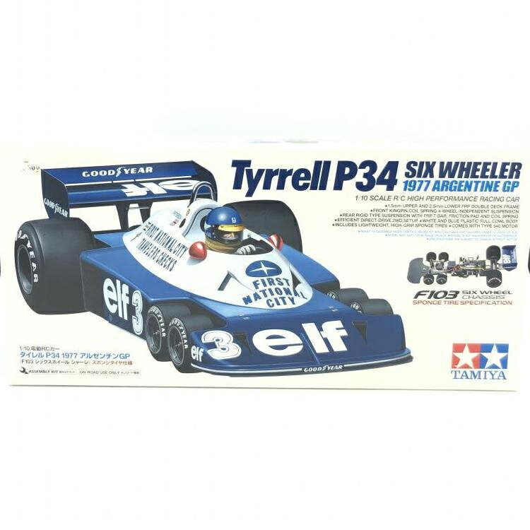 【中古】現状品)RC タイレル P34 プロポ付き 69