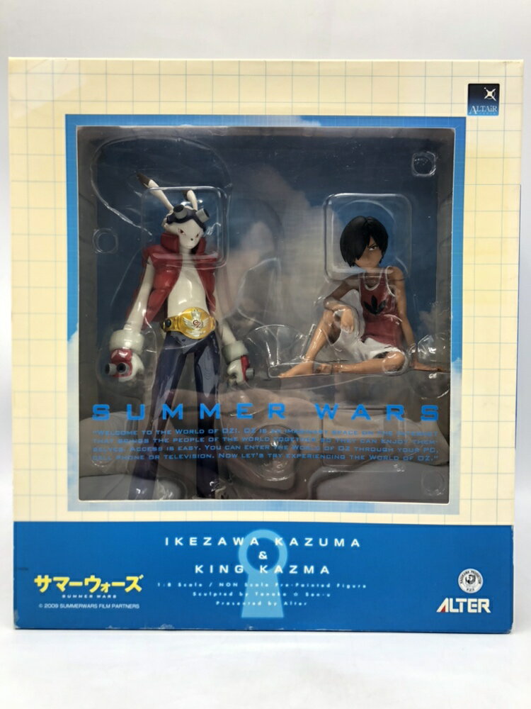 【中古】アルター アルタイル 池沢佳主馬 キングカズマ 1/8 開封品 箱変色有 欠品有 70