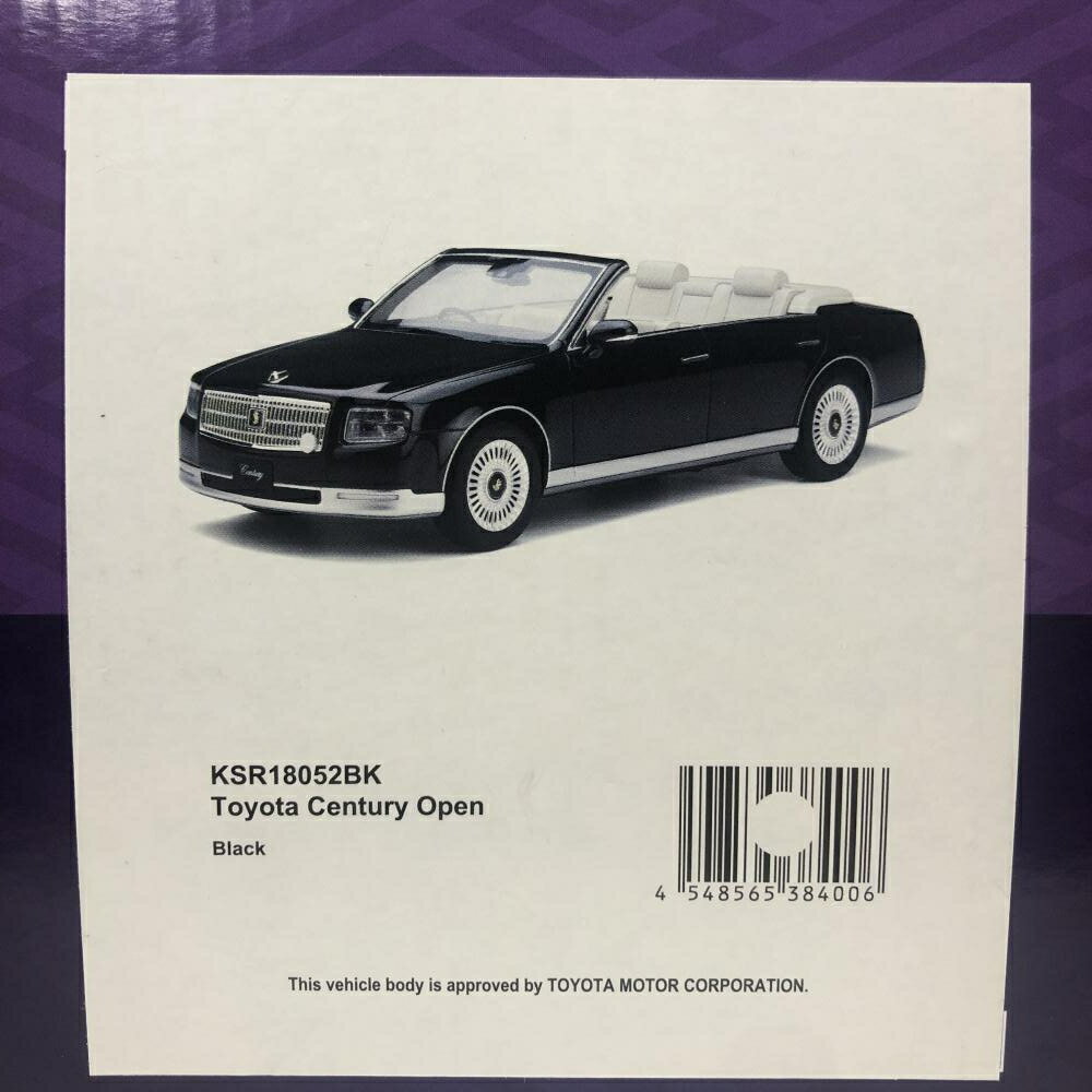 【中古】1/18 トヨヤ センチュリー オープン SAMURAI KSR18052BK[91]