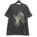 【中古】NUMBER (N)INE 05SS ナイト期 クラッシュTシャツ サイズ3 ブラウン ナンバーナイン[17]