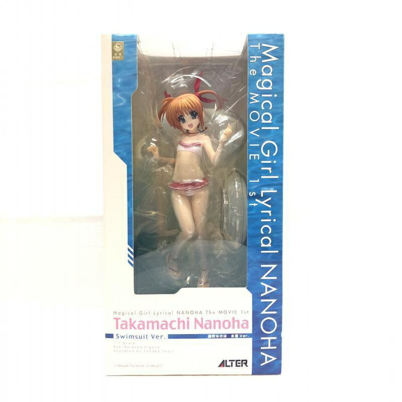 【中古】タバコ臭＆汚れ有)高町なのは 水着Ver.「魔法少女リリカルなのは The MOVIE 1st」1/7 アルター 69