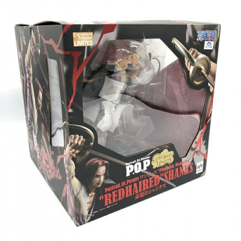 【中古】メガハウス Portrait.Of.Pirates (P.O.P) Playback Memories 赤髪のシャンクス 【未開封】 ONE PIECE FILM RED 6