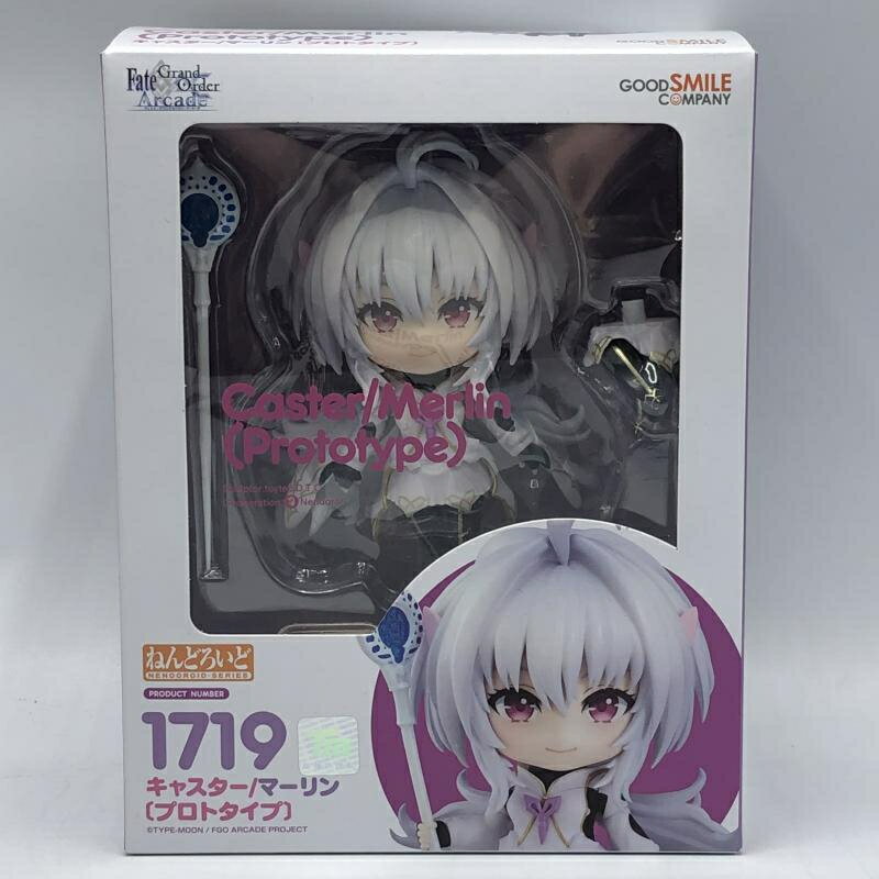 【中古】グッドスマイルカンパニー ねんどろいど キャスター/マーリン プロトタイプ 開封品 FGO Arcade 70