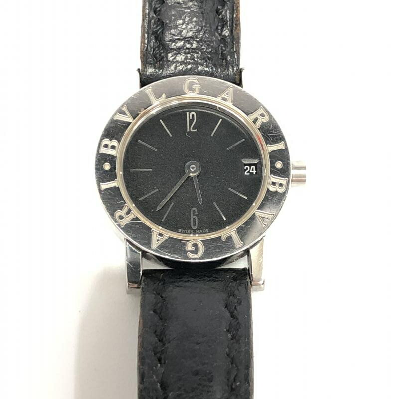 【中古】BVLGARI ブルガリブルガリ BB23SLD クオーツ 腕時計 ブラック ブルガリ[24 ...