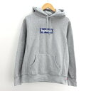 yÁzSupreme 19FW Bandana Box Logo Hooded Sweatshirt p[J[ S O[ Vv[ o_i{bNXSt[fBbhXEFbgVc[10]