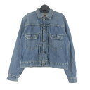 【中古】90s LEVI'S 71507 デニムジャケット 2nd サイズ40 インディゴ　リーバイス[17]