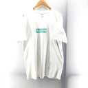 【中古】Supreme×Tiffany＆Co. 21AW BoxLogoTee L　シュプリーム×ティファニー[24]