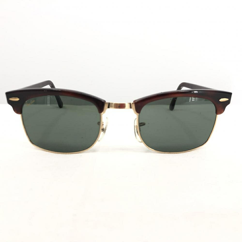 【中古】90s Ray・Ban ボシュロム クラブマスター ブラウン べっ甲 ヴィンテージ レイバン[17]