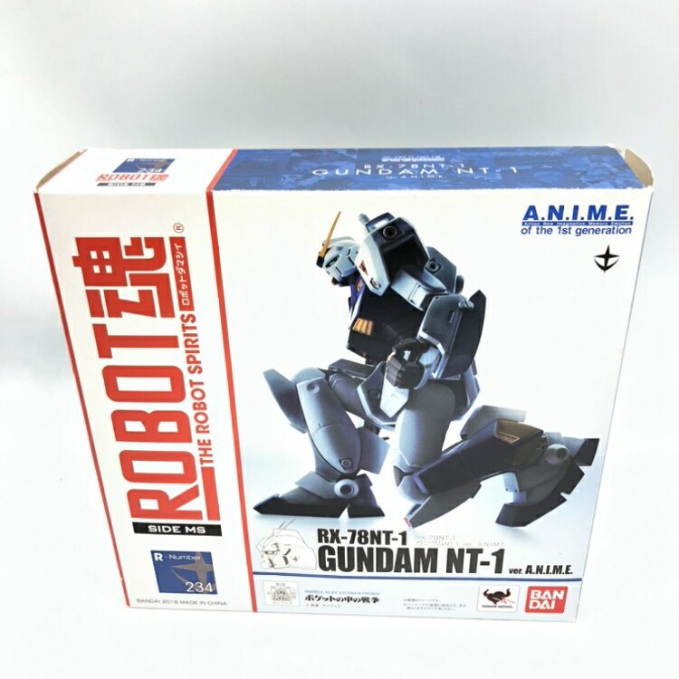 【中古】バンダイ　ROBOT魂 ＜SIDE MS＞ ガンダムNT-1 Ver. A.N.I.M.E.　開封品、箱傷み有[70]