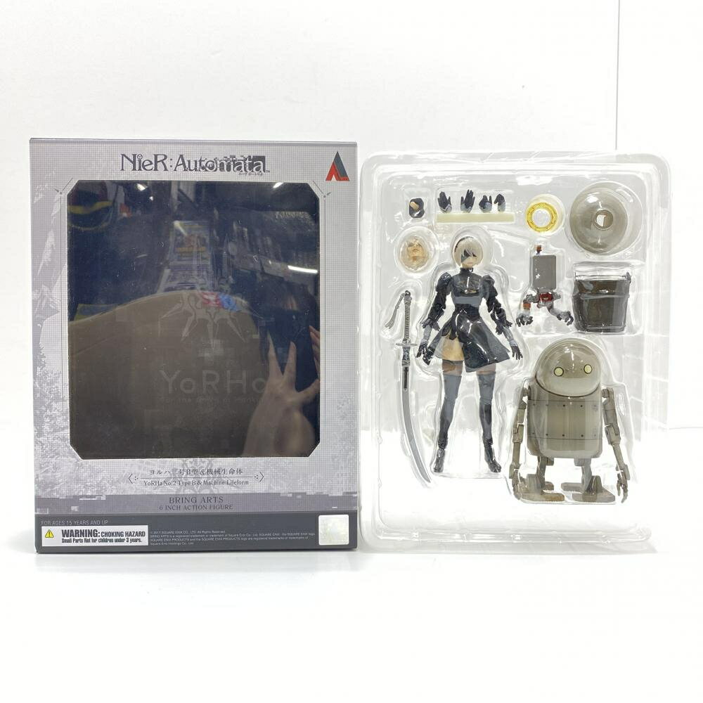 【中古】【開封】BRING ARTS 2B＆機械生命体セット NieR：Automata ニーアオートマタ ブリングアーツ フィギュア 95