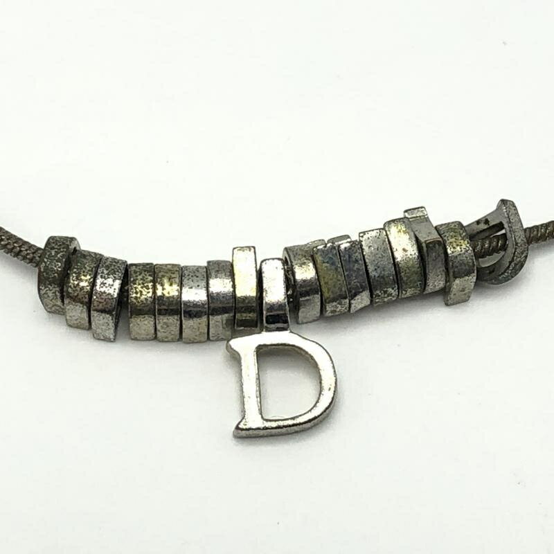 【中古】Christian Dior Dロゴ ネックレス シルバー クリスチャン・ディオール[10]