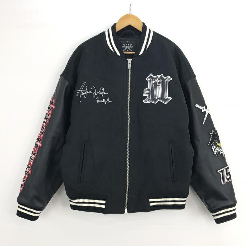 yÁzUNKNOWN LONDON LOGO VARSITY JACKET X^W L ubN AmEEh[10]